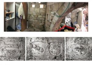 RTI images of heraldic shields of German knights on Mount Zion, Jerusalem