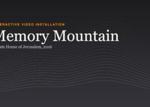 Cover image for Memory Mountain: the title on a dark background with fine contour lines suggesting a mountain